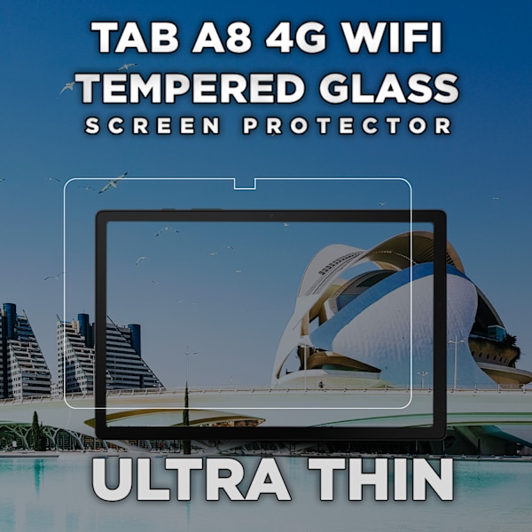 Samsung Galaxy Tab A8 4G - Härdat glas 9H - Super Kvalitet