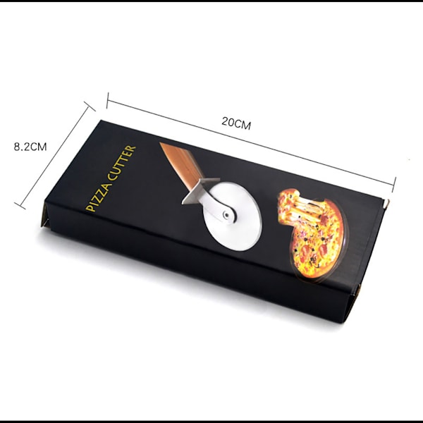 Rostfri pizzaskärare Hjul Kökspizzaskärare med