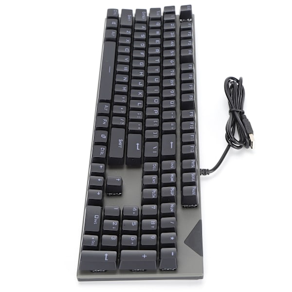 Mekaniskt tangentbord trådbundet gaming bakgrundsbelysning ultratunt USB-tangentbord för stationära PC-spel kontor