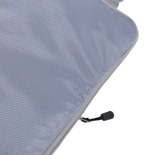 7 st Kompressionspackningskuber Polypropen Polyester Lättvikt Bagage Komprimerbar Väska för Resväska Resa Grå