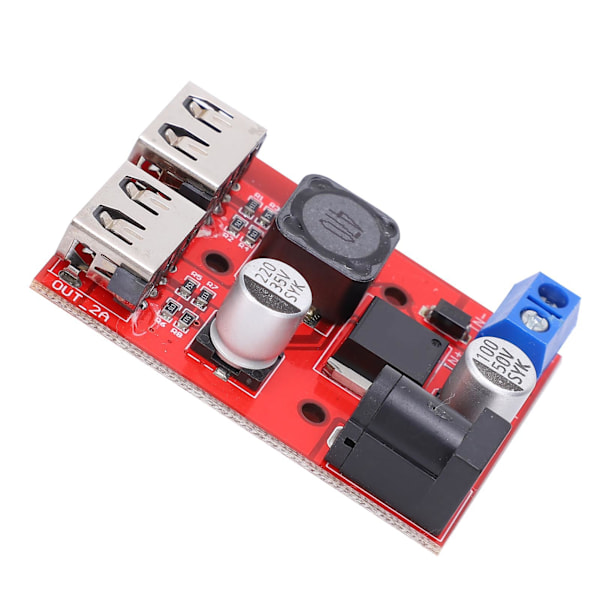 Buck-modul 9V/12V/36V till 5V Justerbar Reglerad Strömförsörjningsmodul 3A för Bil Laddning