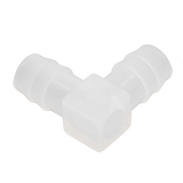 10 st Plast Slangkoppling 90° Böj PP Giftfri Luktfri L-formad Rörkoppling för Akvarium Laboratorium 14mm / 0.55in
