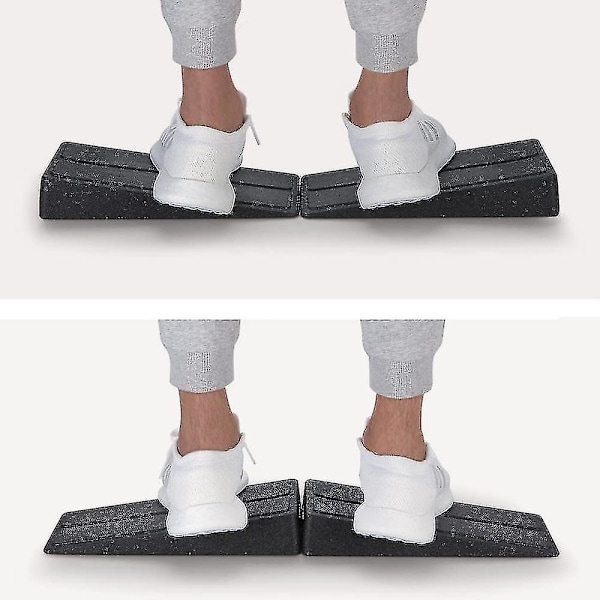 3 st Yoga Wedge Squat Wedge Justerbar Halkskyddad Lutande Bräda Extender Fotstegssträckare