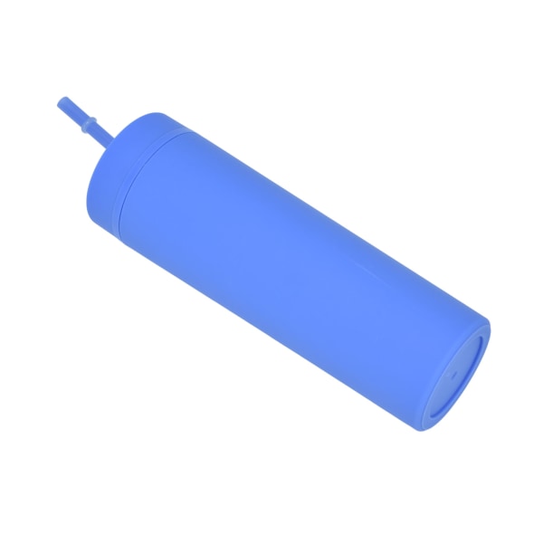 Sugrör Mugg Opak Plastmaterial Utrustad Lock Cylindrisk