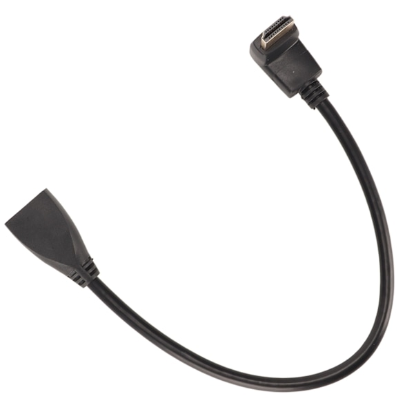 HD Multimedia Interface Förlängningskabel 90 Graders Vinkel TYP A Hane till TYP A Hona 1TF 3D 4K HDTV Splitter Switch