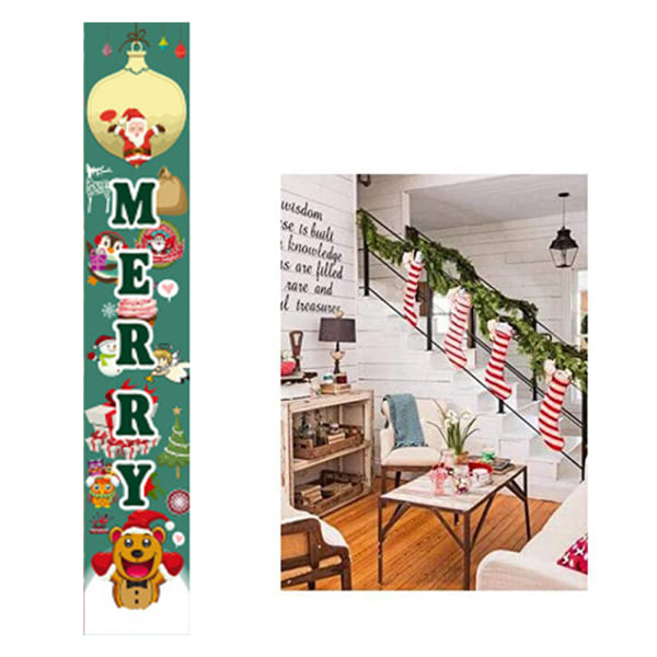 Merry Christmas Banners,New Year Outdoor Indoor Christmas