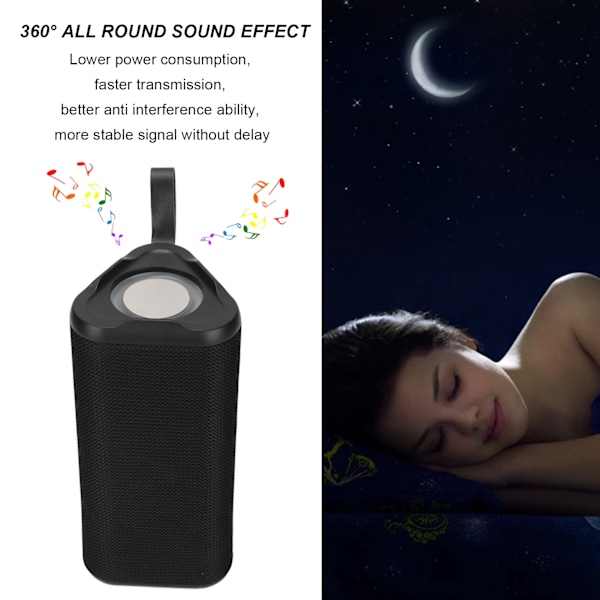 LM‑879 RGB Trådlös Högtalare HiFi Ljud Nattlampa Bluetooth Högtalare för Fest Festival Hem Utomhus Födelsedag