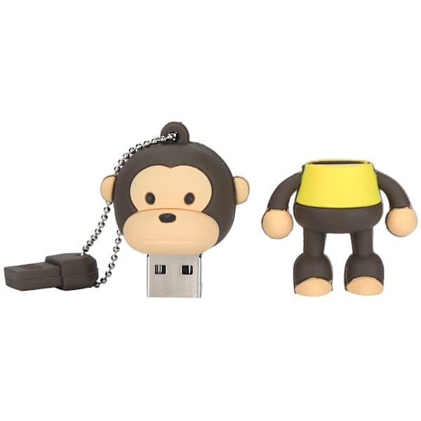 USB-minne Intressant Tecknad Apa Portabel Lagring Minne Sticka för PC Tablet 32GB