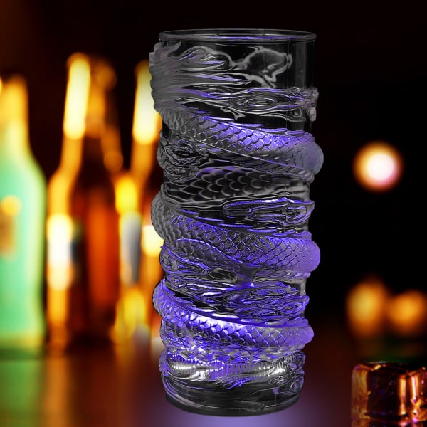 Automatisk vattenblinkande LED Light Up Glass Color Change Beer