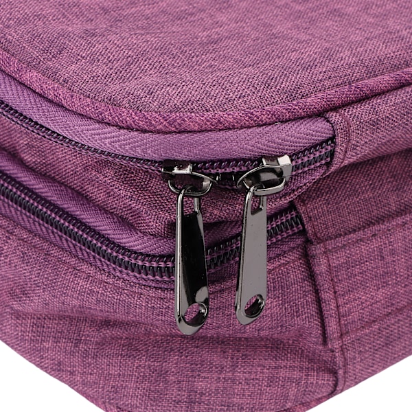 Organiseringsmästerverk, Mjuk Nylon Toalettväska med Stor Kapacitet, Vattenavvisande Hängande Funktion För Kosmetika, Kablar, Hörlurar
