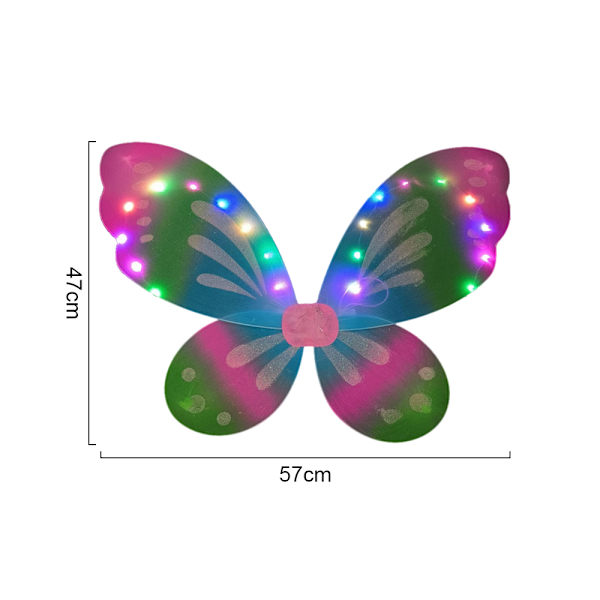LED Dress Up Wings Flashing Angel Wings Light Up Butterfly