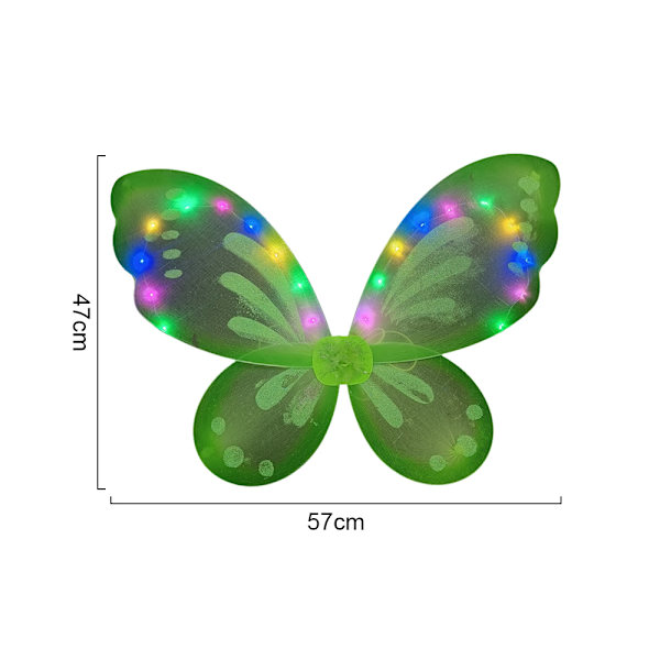 LED Dress Up Wings Flashing Angel Wings Light Up Butterfly