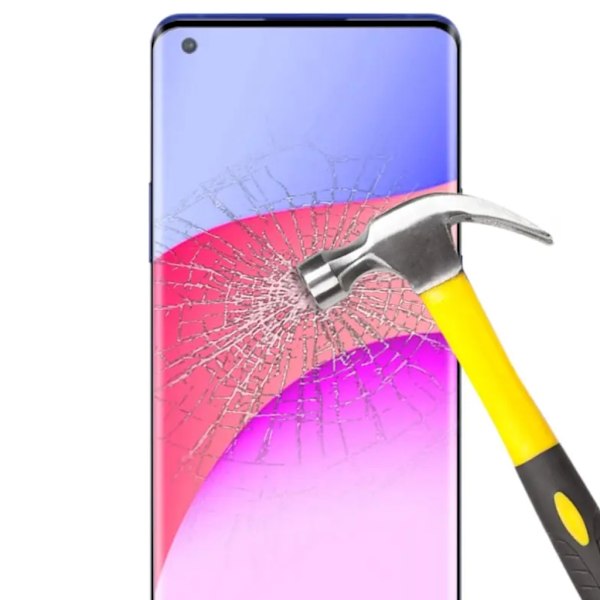 OnePlus 8 skärmskydd 9H passar skal fodral hörlurar - Transparent OnePlus 8