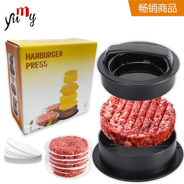 Hamburgerpress Köttburgare Form Maker Patty Bakverktyg