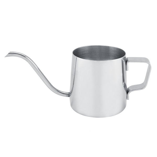 250 ml rostfritt stål gåshals smal pip kaffedroppkanna