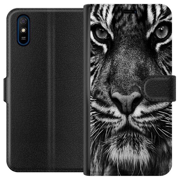 Xiaomi Redmi 9A Plånboksfodral Tiger