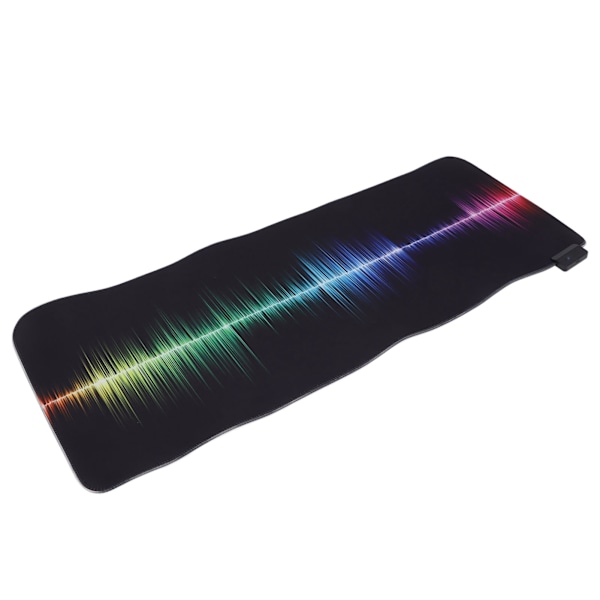 Tangentbord Musmatta LED Lampa Bordsmatta RGB Bakgrundsbelyst Förlängd Tangentbord Gaming Musmatta