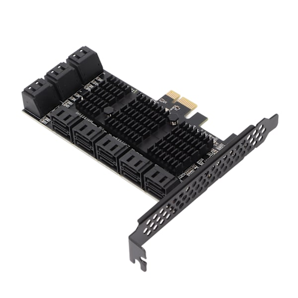 Pcie Sata Adapterkort, 16 Portars Expansionslösning För Förbättrad Kompatibilitet Och Stabilitet, Hög Överföringshastighet Säkerställer Smidig Drift Av Masslagring