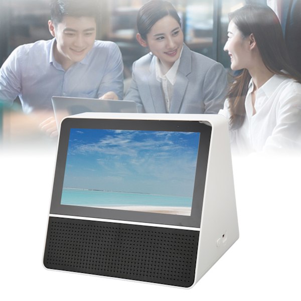 Dubbelskärmsöversättare 2.4 5G Dual WiFi Bluetooth Dubbel 7-tums Synkroniserad Pekskärmsöversättare 100‑240V AU-kontakt