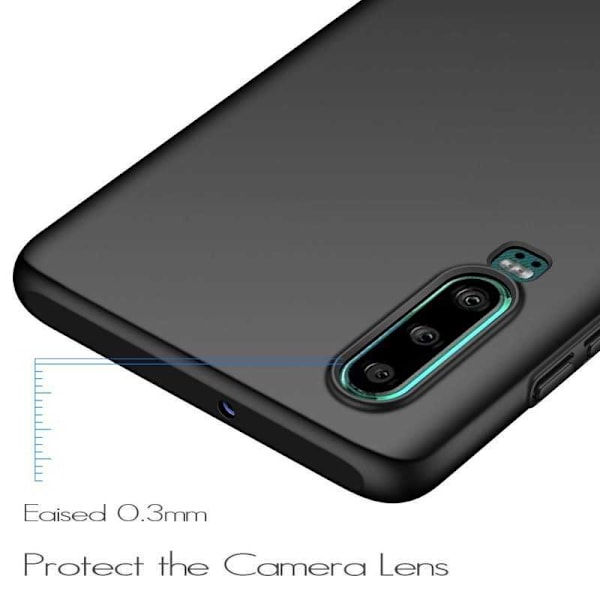 Huawei P30 Ultratunt Mattsvart Skal Basic V2 Svart