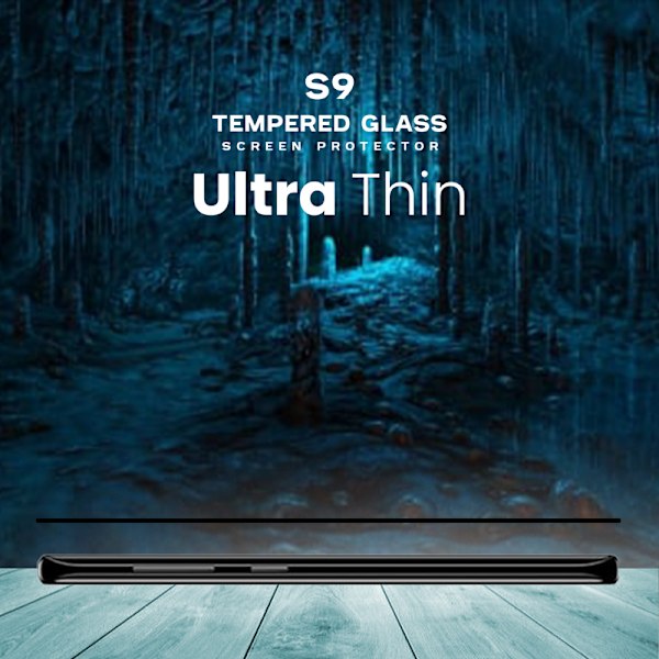 Samsung Galaxy S9 - Härdat glas-9H Super kvalitet 3D Skärmskydd