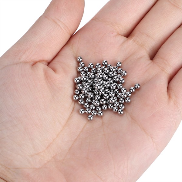 500 st 3 mm rostfria dekanter rengöringsbollar hushåll