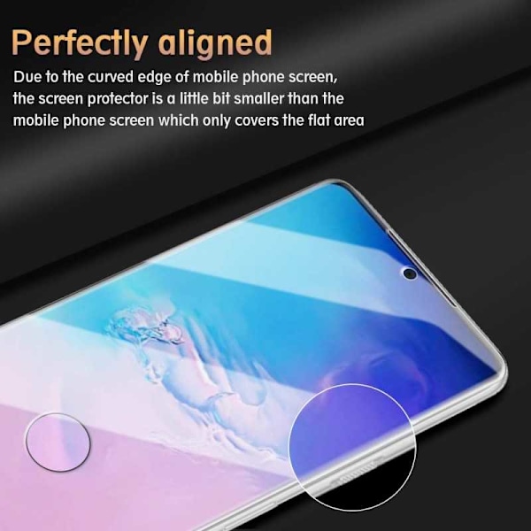 Samsung S20 Plus 3D 0.26mm 9H Härdat Glas Transparent