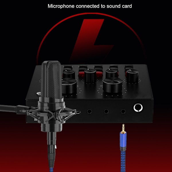 JORINDO XLR Hane till 3,5 mm Jack Balanserad Signalkabel XLR till 1/8 tum Mikrofonanslutningskabel JD6046‑4M