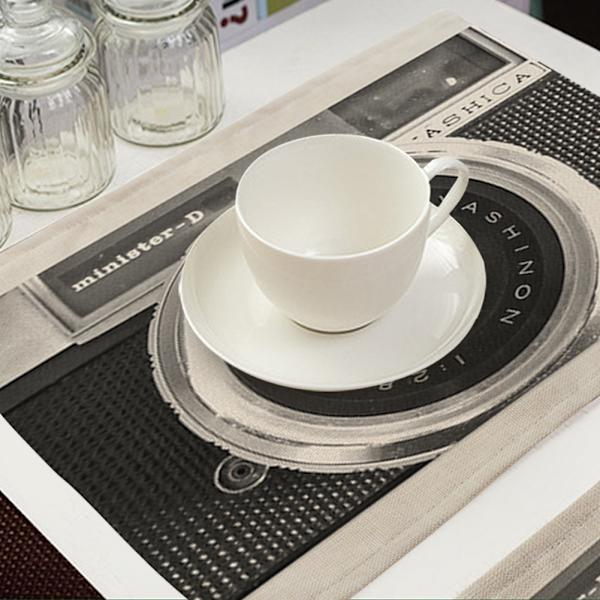Unikt designad delikat miljövänlig 3D-kamera bomull linne