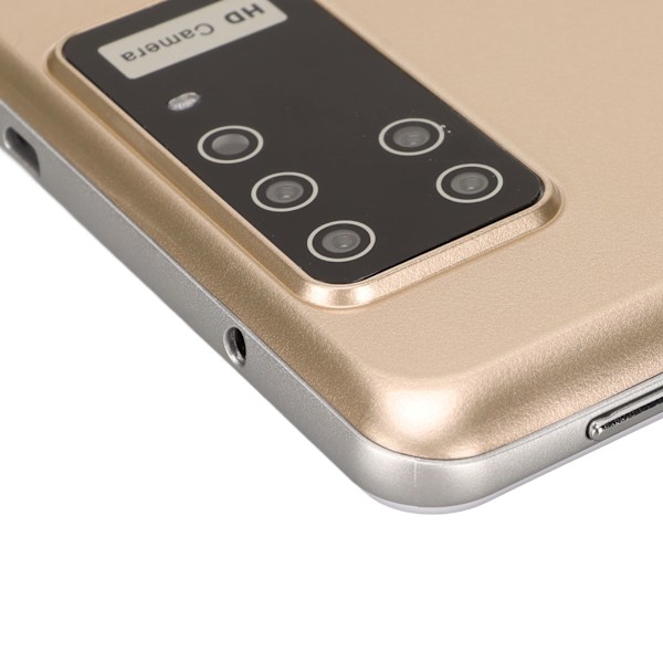 7 Tum Barnplatta för Android 10 2GB 32GB 5G Wifi Dual Band Octa Core IPS HD 3G Samtalstablett EU-kontakt 100‑240V Guld EU-kontakt
