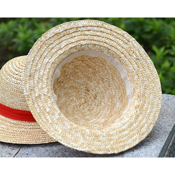 Luffy stråhatt cosplay hatt japansk tecknad film