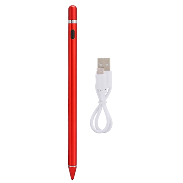 Pekpenna med pekskärm Inbyggt Litiumbatteri Kapacitiv Surfplatta Mobiltelefon Universal (Rouge)