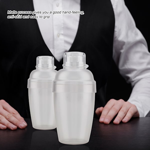 Transparent PC-harts Shaker för te, vin och cocktails
