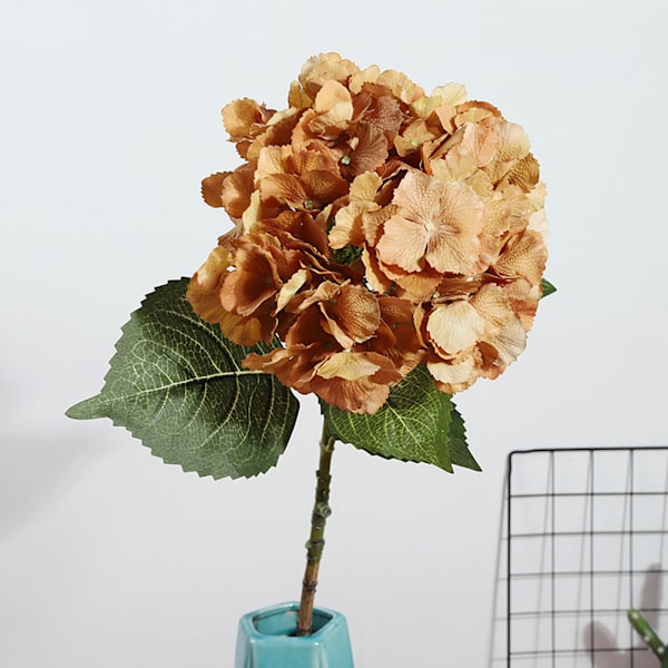 Konstgjord hortensia blombukett siden blommor bröllop brud