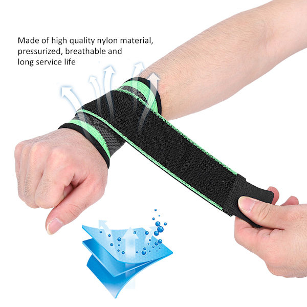 Ergonomiskt utformat handledsstöd med riktat stöd för karpaltunnelsyndrom, ventilerande material för optimal komfort hela dagen