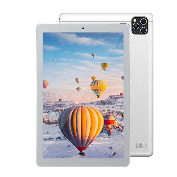 10 tums Android-surfplatta med Quad Core-processor 1280x800 IPS HD-skärm EU-kontakt 110-240V