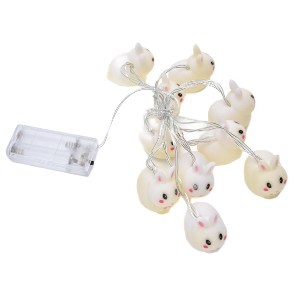 LED-kanin ljusslinga påsk halloween ljusslinga för