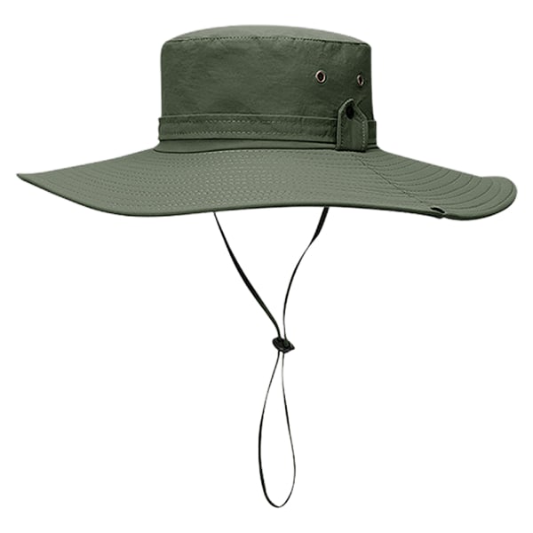Solhattar med UV-skydd, vandringssafari med bred brättad cap