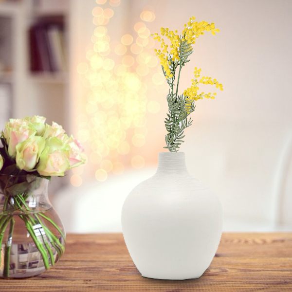 3 st konstgjorda gula blommor heminredning nålblomma