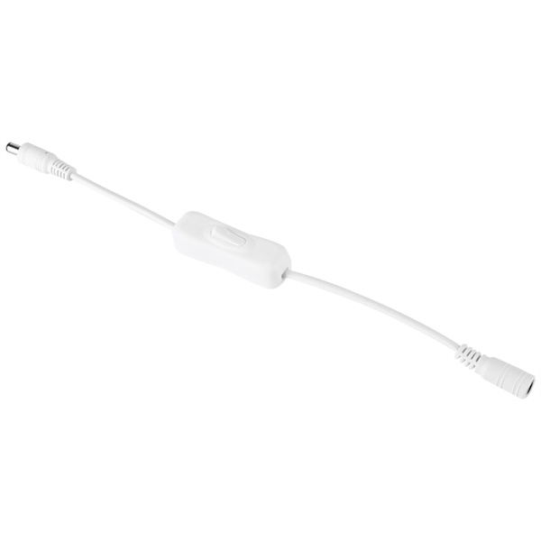 5 st LED-remsljusströmbrytare med hon- och hankontakt DC 12V