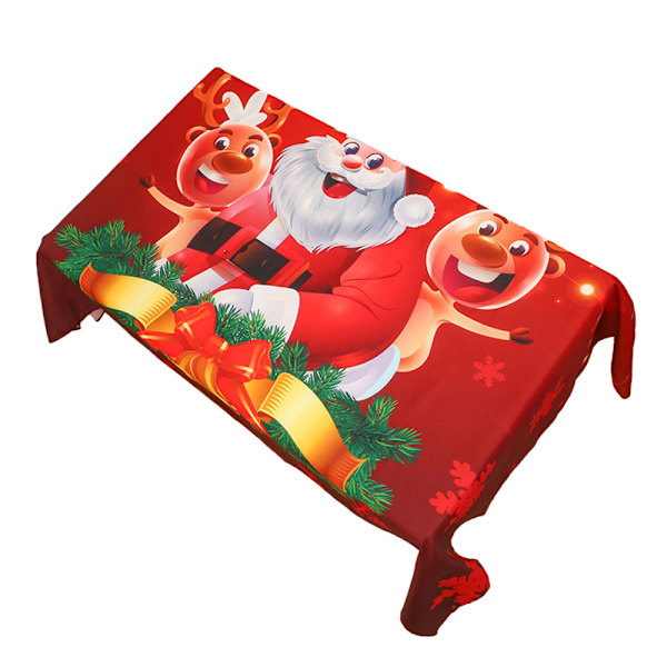 Printed Fabric Tablecloth for Christmas, Holiday, and