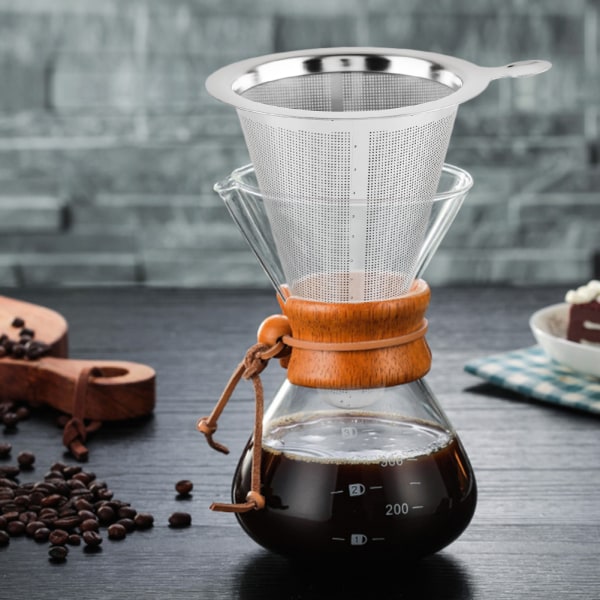 Kaffefilter i rostfritt stål Te Coffee Dripper Coffee Mesh