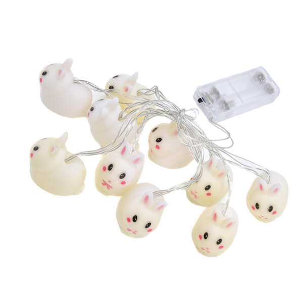 LED-kanin ljusslinga påsk halloween ljusslinga för
