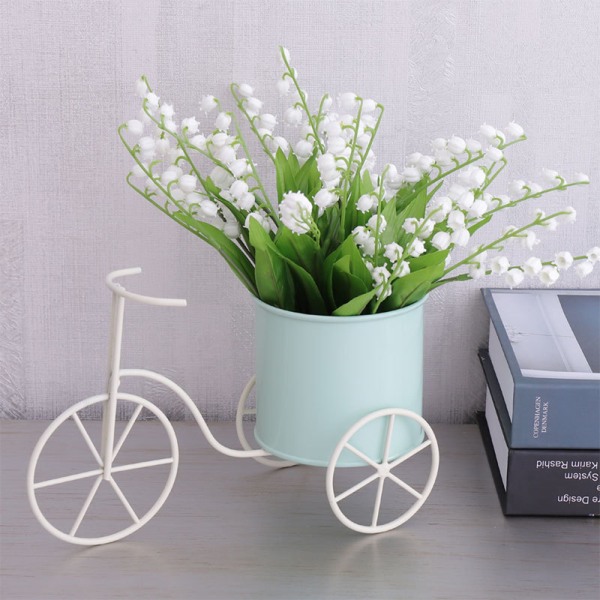 Bicycle Plant and Flower Pot Holder Planter Stand Metal Wire