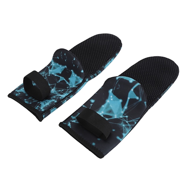 Dykväststrumpor för Kvinnor Män Neopren Nylon 3MM Halkfria Termiska Badstrumpor för Simning Snorkling Surfing Blå M