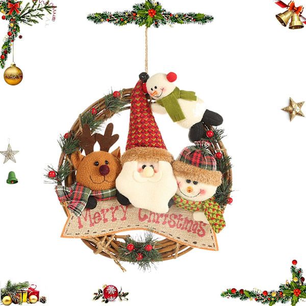 Hanging Christmas Decoration, 1 Piece Christmas Wreath,