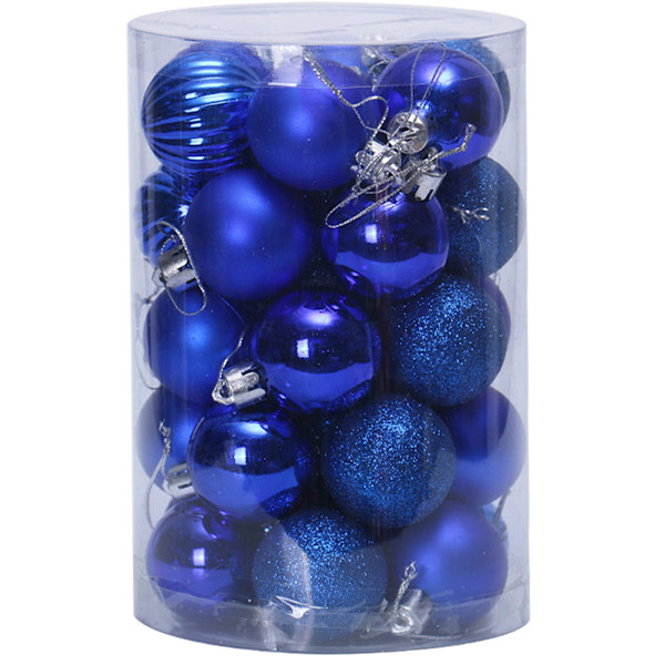 Christmas Balls Ornaments, 34PCS Christmas Ball Set 4cm/1.57in