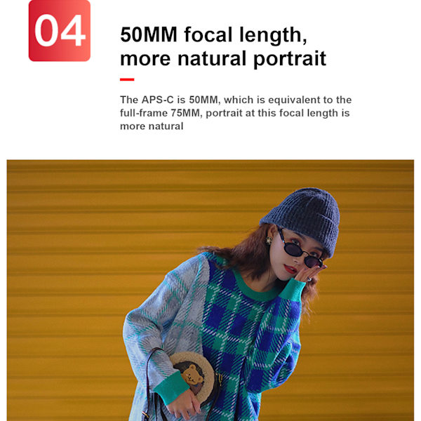 50mm F1.2 M43 Mount Objektiv med Stor Bländare för GH5/GM10/GX8/GF9 Spegellös Kamera