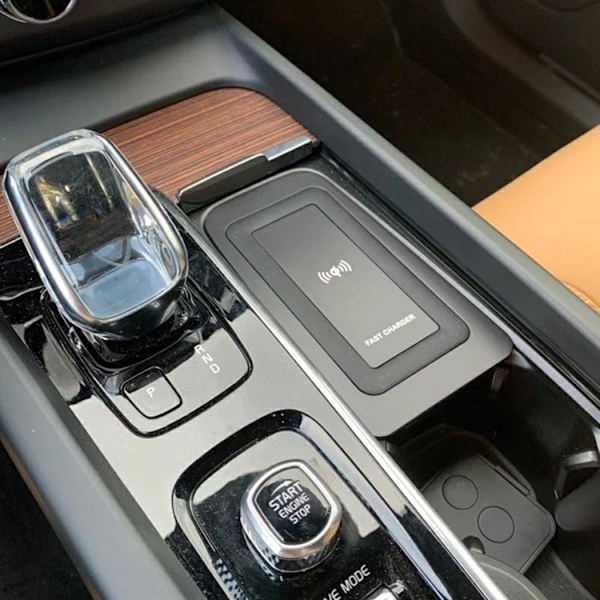 Qi Volvo - Trådlös laddare, 15 W, induktion, för V60/XC60/S90/V90/XC90