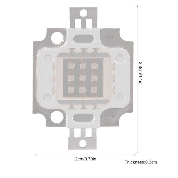 395-400Nm UV Lila LED Integrerade Chips COB Ultraviolett Ljus